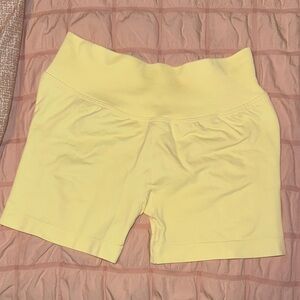Yellow Women's Shorts